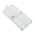 thumbnail image 6 of Unique Bargains 1 Pc Pill Case 12 Grid Pill Box Matt Clear, 6 of 6