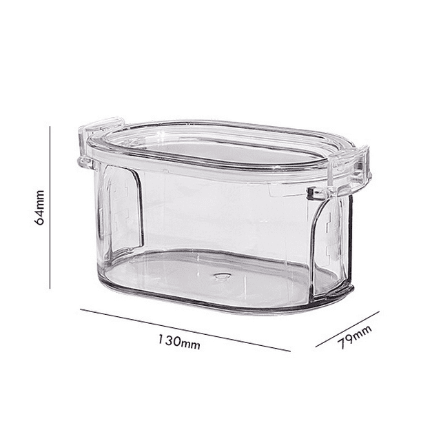 TIELUTT & Condiment Storage Organizer for Kitchen Cabinets and Kitchen Storage with Lids Big Container Vacuum Seal Containers Small Storage Containers for Organizing Airtight Containers for Food Stor