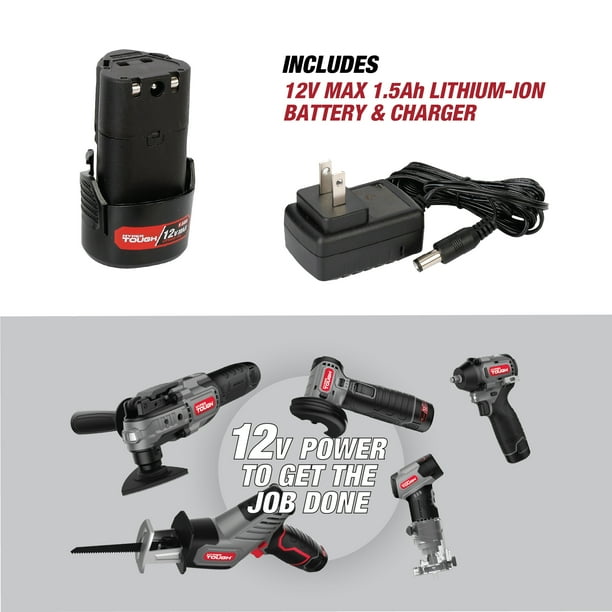 Hyper Tough 12V Max 800-Lumen Cordless LED Work Light with