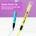 thumbnail image 5 of Sharpie Clear View Highlighter with See-Through Chisel Tip, Yellow, 2 Count, 5 of 9