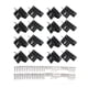 thumbnail image 5 of Soporte De Panel Solar, Soporte De Panel Solar Z 4 Juegos De Agujeros Preperforados En Forma De Z Negro Para RV ANGGREK Otros, 5 of 8