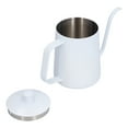 thumbnail image 3 of Pequeño Tetera, Diseño de Cuello de Cisne A Prueba de Polvo Durable Durable Durable Sobre La Tetera Con Cubierta Para Vijar para Acampar Té Para Viajar para Acampar Café, 3 of 7
