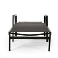 thumbnail image 4 of Noble House Reclining Aluminum Outdoor Chaise Lounge - Set of 4, Black, 4 of 12