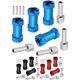 thumbnail image 5 of Tholdsy 4 piezas de aleación de aluminio 1/10 montaje hexagonal de rueda para Axial SCX10 RC pieza de coche RC accesorios de coche piezas de Kits de construcción modelo Azul, 5 of 6