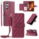 thumbnail image 1 of For Samsung Galaxy A35 5G Crossbody Leather Case Ring Buckle Wallet Stand Rhombus Mobile Cover - Gre, 1 of 5