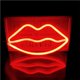 thumbnail image 4 of Lip Neon Light Led Lips Light Neon Wall Light Batería O Usb Lip Neon Signs Para Dormitorio Dormitorio Bar Fiesta Navidad Advancent HA025016-01, 4 of 6