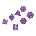 thumbnail image 3 of Dados poliédricos, juego de 7 dados rodantes, juego de dados para juegos de rol, juego de dados rodantes, gran rendimiento, 3 of 14