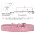 thumbnail image 3 of Faux Leather Collar Metal Buckle Pet Collar Adjustable Pet Collar for Small Dogs, 3 of 10