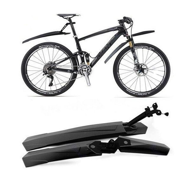 DEBGFS Ensemble de Garde-Boue de Vélo de Montagne Garde-Boue de Route Garde-Boue Réglable, Noir