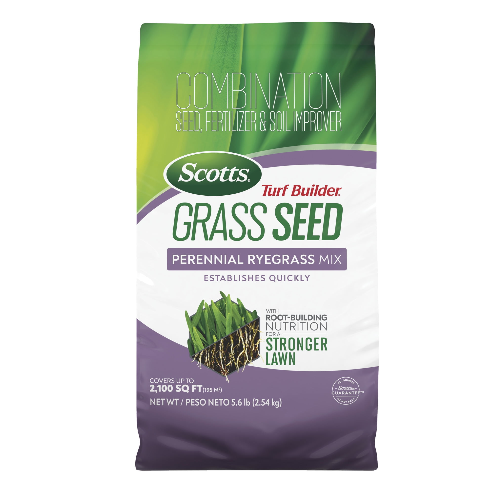 Scotts Turf Builder Grass Seed Perennial Ryegrass Mix, 5.6 lbs
