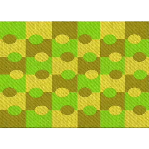 Ahgly Company Machine Washable Indoor Rectangle Transitional Brown Area Rugs, 8' x 10'