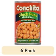 (6 pack) Conchita Chick Peas, No Salt Added, 15.5 oz