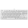 thumbnail image 1 of K870 Mechanical Gaming Keyboard RGB LED Rainbow Backlit Wired Keyboard, 87 Keys 50 Million Clicks Computer Keyboard for Games, Office White, 1 of 4
