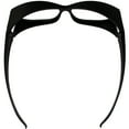 thumbnail image 4 of Global Vision Escort OTG Motorcycle Safety Sunglasses for Men or Women Z87.1 Safety-Rated Black Frame w/ Clear Lens (Black/Clear), 4 of 8