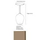 thumbnail image 4 of 2X Copa de Vino de Tallo Al Revés Copas de Vino de Tallo Único y Originales Copas de Vino de Tallo Al Revés, 4 of 5
