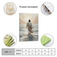 thumbnail image 2 of Jesus Wall Art Decor - Jesus Walking on Water - Bible Vintage Abstract Canvas Painting Poster Cool Artworks Painting Wall Art Canvas Prints Hanging Picture Home Decor Posters Gift 16x24inch(40x60cm), 2 of 6