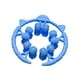 thumbnail image 5 of Rodillo de masaje, rodillo muscular, 20 ruedas, abrazadera circular para piernas, masajeador de piernas para muslos, brazos y pantorrillas. Azul, 5 of 8