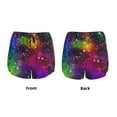 thumbnail image 5 of Haiem Bright Universe Women's 2 in 1 Running Shorts - Lightweight Athletic Workout Gym Yoga Breathable Sports Shorts Liner with Phone Pockets-XX-Large, 5 of 9