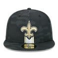 thumbnail image 2 of Men's New Era  Black New Orleans Saints 2024 Sideline 59FIFTY Fitted Hat, 2 of 6