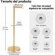thumbnail image 2 of Soporte para Papel Higiénico de Baño, Porta Rollos de Papel, Toilet Paper Holder, Toallero de Papel Dorado, 2 of 4