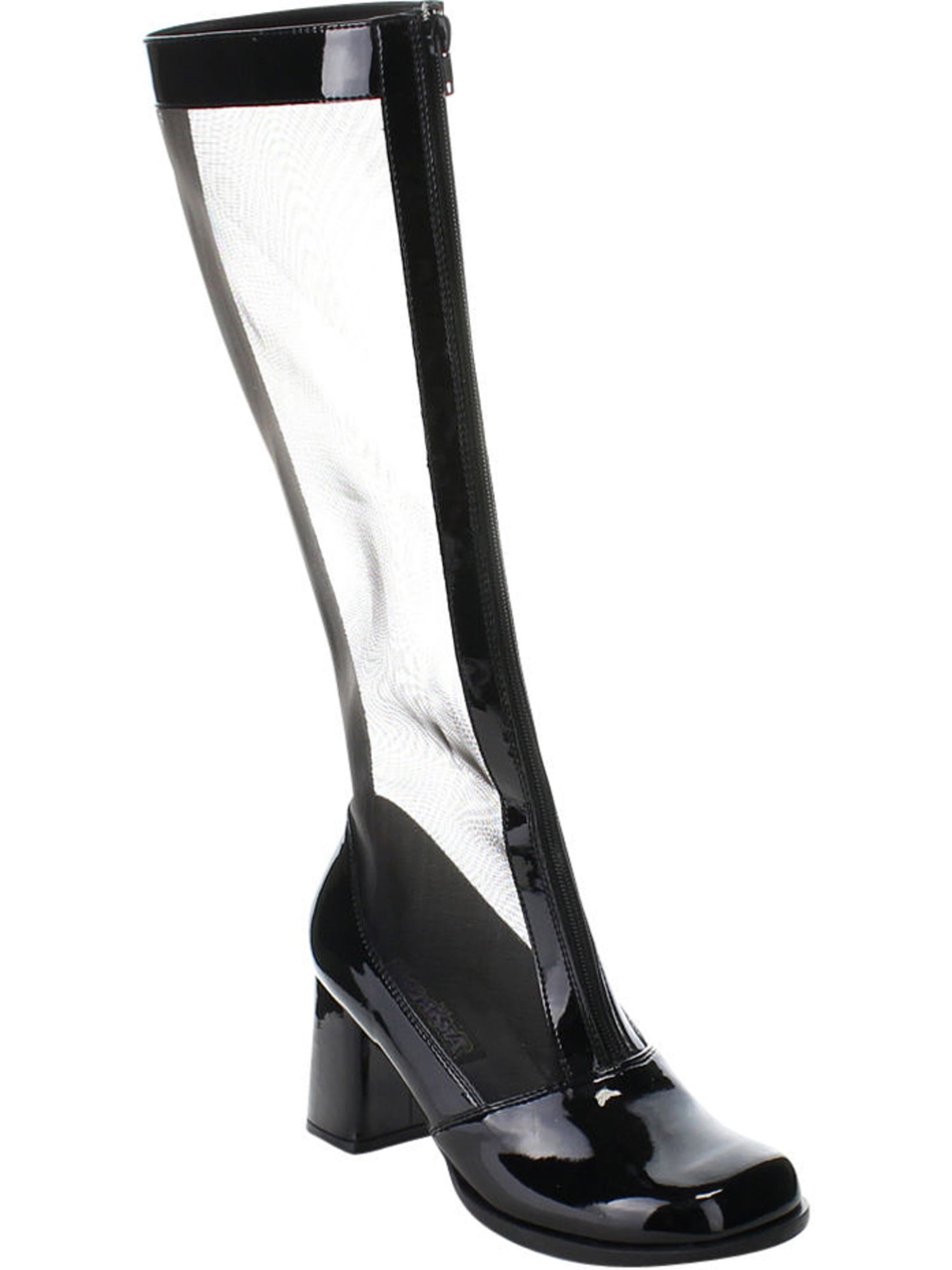 black block heels 3 inch