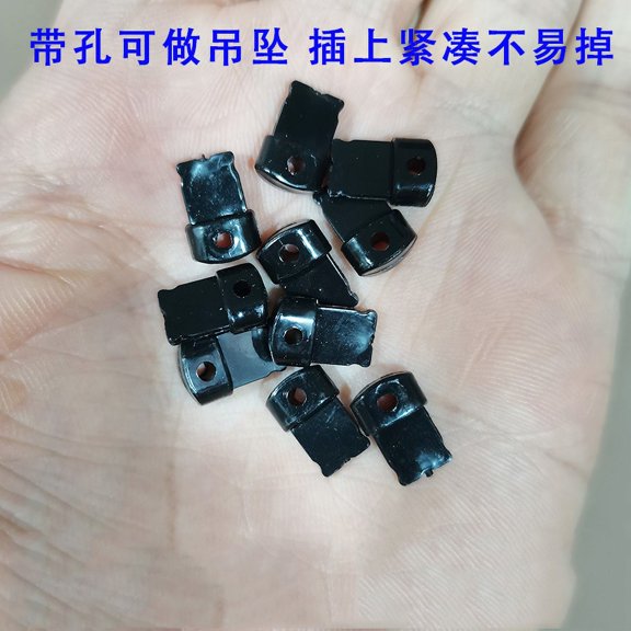 LOLIPPYY 20Pcs Charging Port Safety Plug Phone Charging Port Dust Plugs Universal Fit Black PVC for Travel