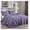 Dusty Purple, variant on King Size Bedspread Set, 3-Piece Pastel Yellow Oversized Quilted Microfiber Lightweight Bedspread Coverlet (118"x106") for All Seasons