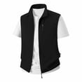 thumbnail image 2 of Kalauyu Sleeveless Zip Up Vest for Men Stand Collar with Multi Zipper Pocket Casual Lightweight Outdoor Fishing Hiking Waistcoat, 2 of 6