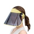 thumbnail image 1 of EYIIYE Chapeau de Soleil Unisexe d'Été Anti-UV SPF50+ à Grand Bord avec Visière Ajustable, 1 of 10