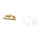 thumbnail image 1 of Escultura moderna de animales Feng Shui con adhesivos de pared de peces con espejo acrílico para escritorio y fondo de TV. Ideal como regalo., 1 of 8