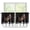 Christmas Santa Claus-2, variant on Burning Fire Curtain Tiers 36 inch,2 Panels Kitchen Tiers Half Window Sheer Curtains for Windows/Bathroom/Cafe/Living Room