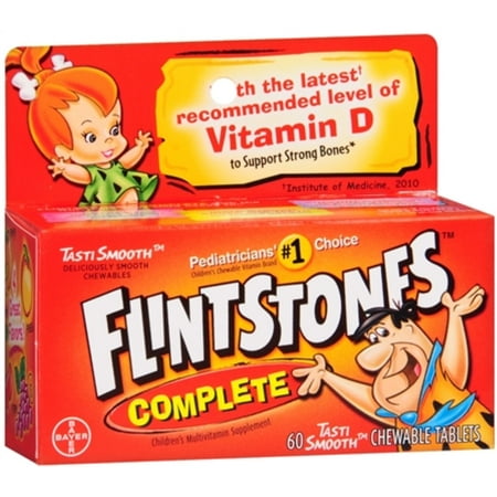 Flintstones Chewable Tablets Complete 60 Each - (Pack of 2)