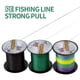 thumbnail image 2 of Línea de PE de 4 piezas con eje de 100 m, línea de pesca resistente para caballos, línea de pesca marina Luya, 2 of 5