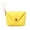 Yellow, variant on Wovilon Storage Trunk Storage Bags Makaron Purse Solid Candy Color Buckle Student Handbag