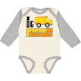 thumbnail image 3 of Inktastic I Dig Dump Trucks Boys or Girls Long Sleeve Baby Bodysuit, 3 of 5