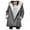 Gray, variant on Azrian Womens Coats and Jackets,Women's Autumn and Winter Hooded Long Sleeved Hooded Coat Top Long Sleeved Hooded Casual Coat/Jacket