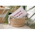 thumbnail image 4 of Simply Daisy 14x20-inch Rectangle Reserved for Mom Poly Throw Pillow, Maroon Red Qty 1, 4 of 4
