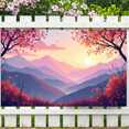 thumbnail image 5 of LUUFILx Scenic Landscape Autumn Foliage Banner Backdrop Photography Props Party Decorations Celebration Background Event Supplies Outdoor Decor Nature Vista, 5 of 7