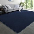 thumbnail image 1 of Area Rugs for Bedroom Living Room, Navy Blue 4x6 Thickened Memory Foam Washable Rugs, Modern Non-Slip Ultra Soft Minimalist Solid Indoor Carpets for Boys Girls Nursery Room Décor, 1 of 10