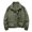 Army Green, variant on Loose Fit Cargo Jackets for Men Multi Pocket Button Front Long Sleeve Outerwear Lightweight Safari Outdoor Military Casual Daily Tops