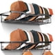 thumbnail image 2 of Hat Racks for Baseball Caps Wall Hat Organizer Fit 20 Caps Holder,2Packs Sturdy Wall Mounted Hat Storage Organizer, 2 of 5