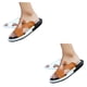 thumbnail image 2 of Minnieouse 2 piezas estilo casual hombres playa caminar sandalia niños fiesta en la piscina portátil verano punta abierta zapatillas zapatos marrón blanco talla 45 2Conjunto, 2 of 6