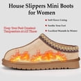 thumbnail image 2 of Pantuflas de plataforma para mujer febatn con forro de piel antideslizante, 2 of 6