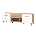thumbnail image 2 of Mueble Mesa TV Murcia Blanca Roble, 2 of 5