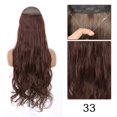 thumbnail image 1 of AZQUEEN-extensión de cabello sintético largo y recto sin Clip, postizo de una pieza, línea ajustable Natural, para mujer, 1 of 4