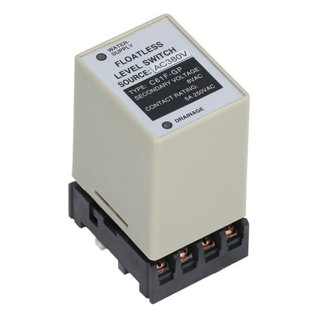 

Octpeak Floatless Level Switch Water Level Controller Floatless Relay Water Level Switch AC 380V 50/60Hz Input C61F‑GP