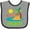Heather and Black, variant on Inktastic I Love Maui Boys or Girls Baby Bib