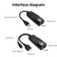 thumbnail image 3 of Extensor De Red USB, Adaptador De Extensión USB, Conexión Estable De Cable De Red CAT5 CAT5 CAT5 CAT6, Distancia De Transferencia De 100 M, Adaptador USB A, 3 of 7
