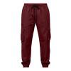 thumbnail image 7 of Cargo Sweatpants for Men with Cuffed Hem Drawstring Solid Color Pants Elastic Waist Comfortable Jogger Outdoor Pants, 7 of 7