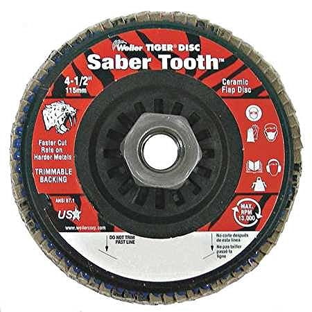 

Weiler Arbor Mount Flap Disc 4-1/2in 80 Medium 98148